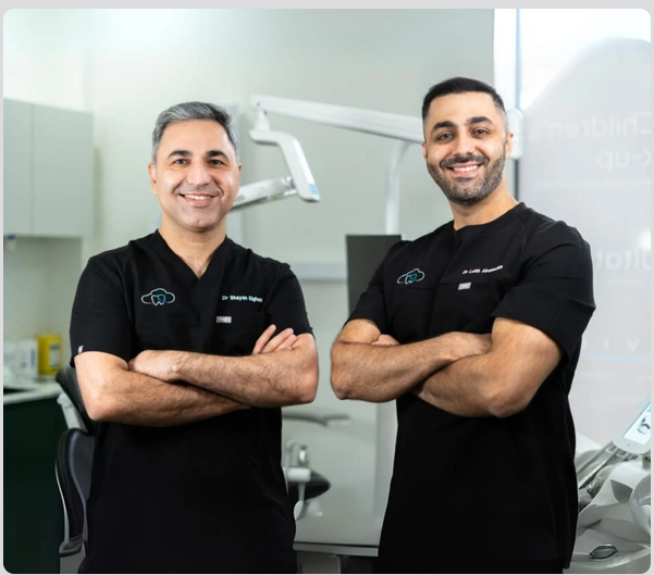 The two Cloud Nine Dental dentists at the practice